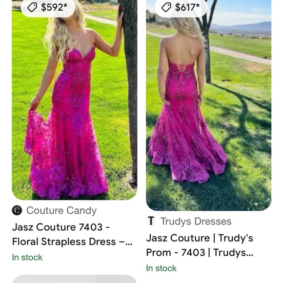 Jasz Couture Prom Dress 10 - Picture 3 of 11